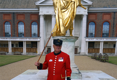 Chelsea Pensioner's Hospital Visit