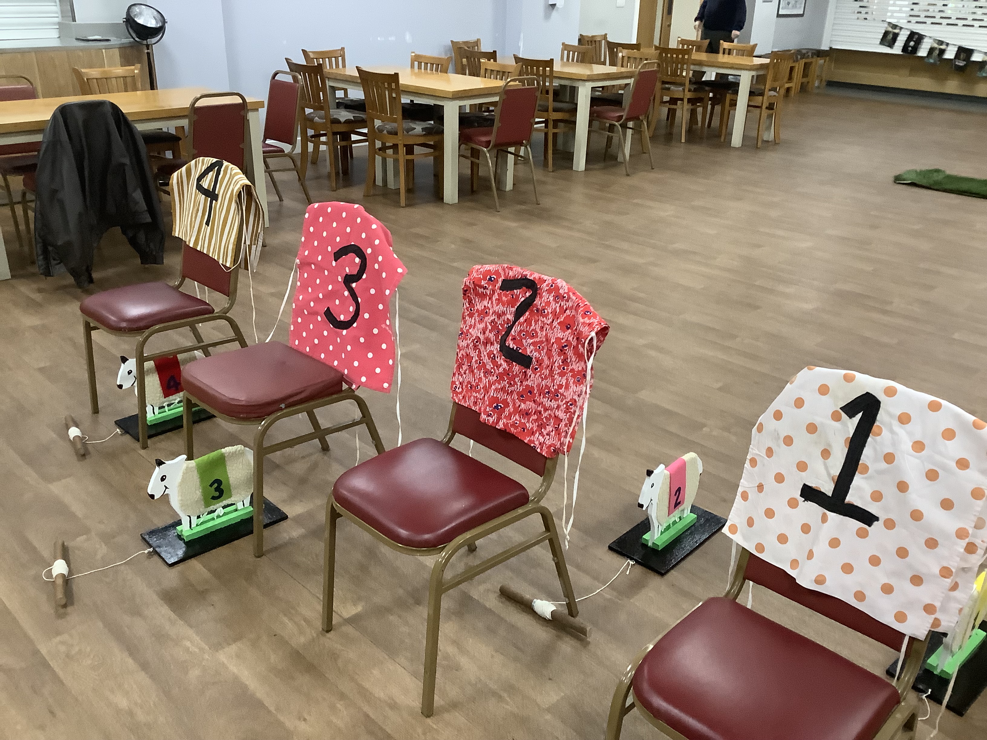 Great fund was had at our Sheep racing evening