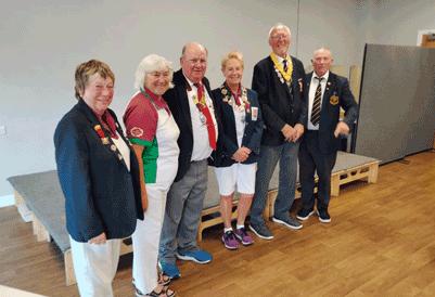 Presidents and Captains lining up